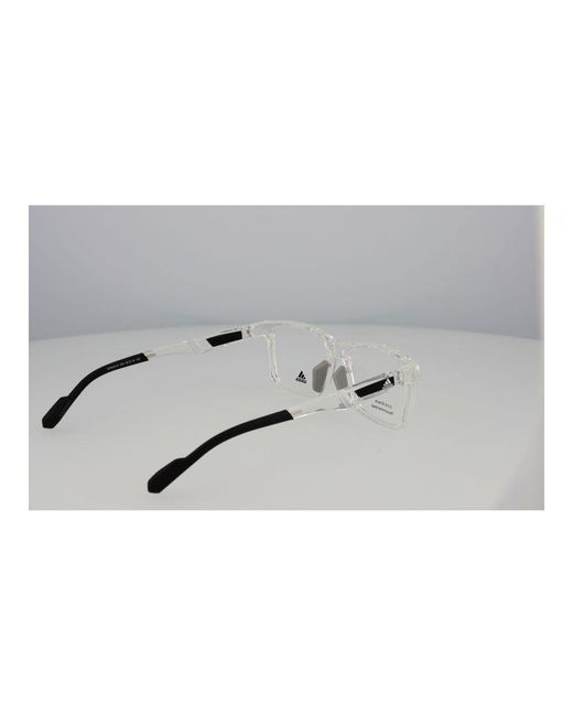 Adidas White Transparent Acetate Glasses (frames) for men