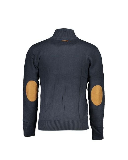 Gianmarco Venturi Blue Cotton Sweater for men