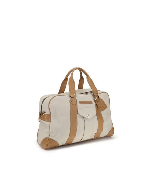 Brunello Cucinelli Natural Street Travel Bag for men