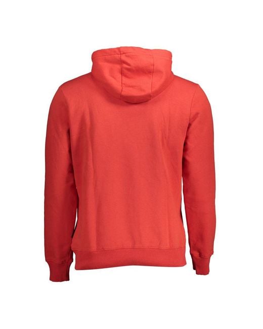 Napapijri Red Cotton Sweater for men