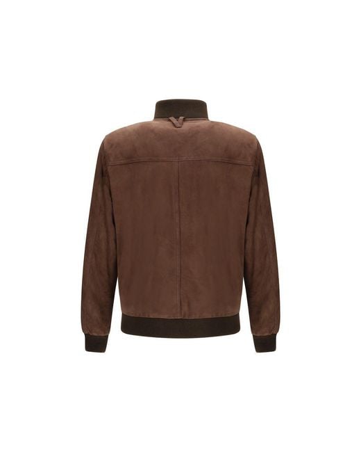 Valstar Brown Leather Jacket for men