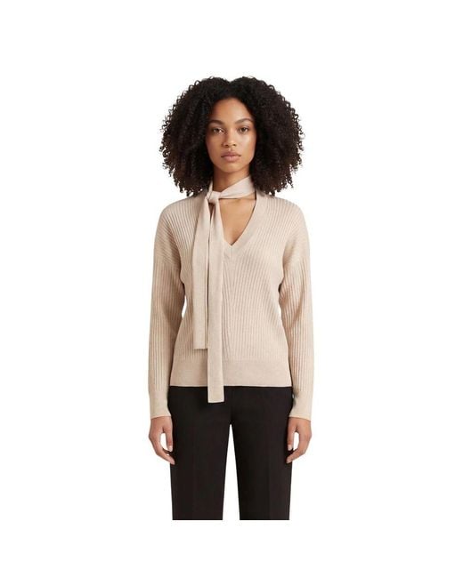 Liu Jo Natural Viscose Sweatshirt
