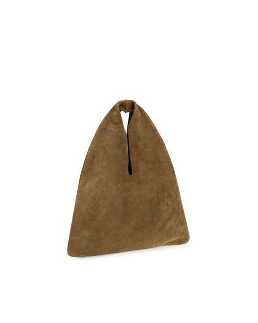 Manebí Brown Calf Leather Bos Taurus Shoulder Bag