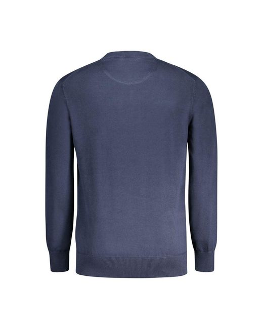 Timberland Blue Cotton Sweater for men
