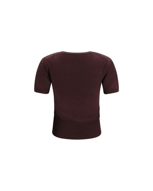 Vivienne Westwood Purple Wool Oves Aries T-Shirt
