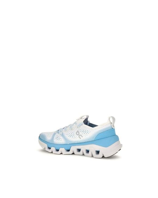 On Shoes Blue Fabric Athletic Sneakers for men