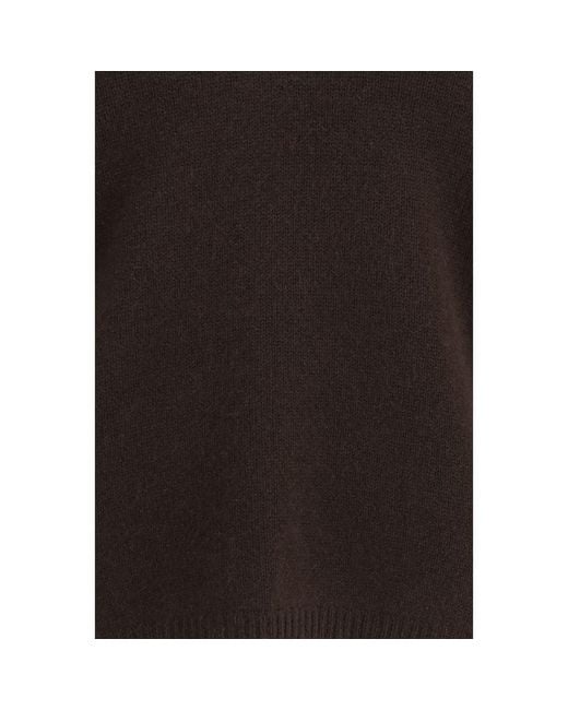 Allude Brown Cashmere Sweater