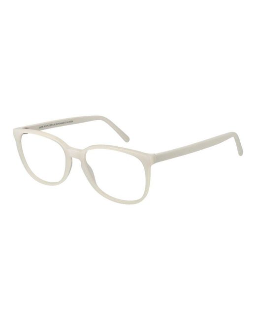 Andy Wolf Metallic White Acetate Glasses (frames)