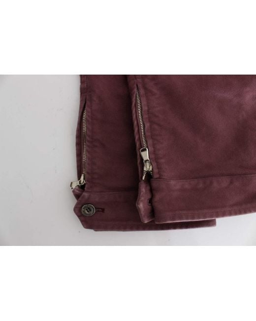 Ermanno Scervino Purple Straight Trousers