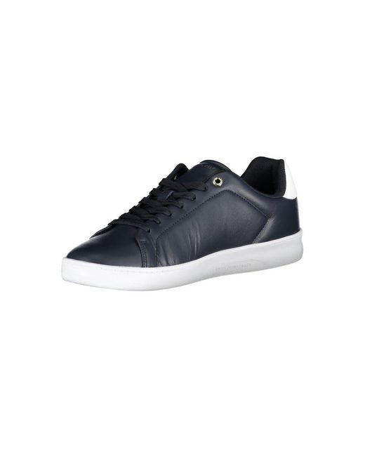 Tommy Hilfiger Blue Elevate Your Sneaker Game: Chic Laced Footwear for men
