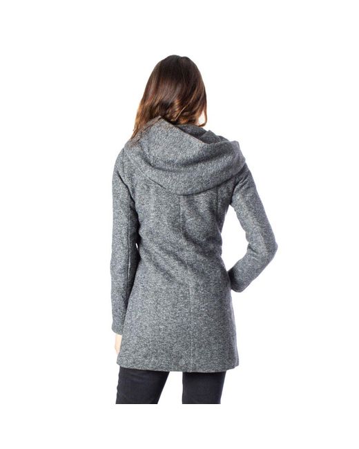 ONLY Gray Polyester Jackets & Coat