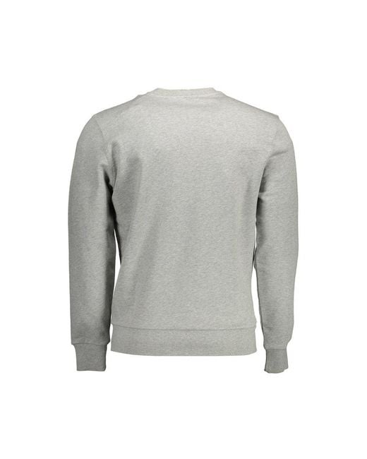 North Sails Gray Cotton Sweater for men