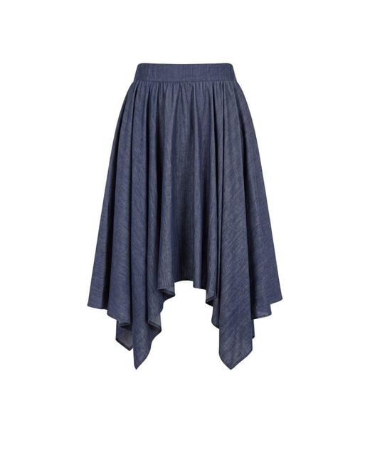 Trussardi Blue Denim Skirt