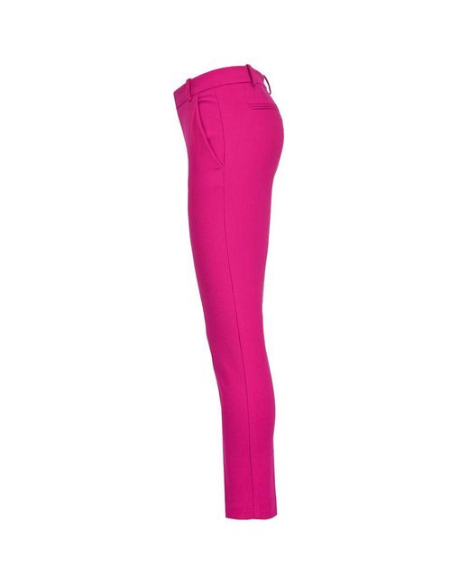 Pinko Pink Fuchsia Viscose Jeans & Pant