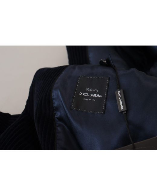 Dolce & Gabbana Black Cotton Cardigan Long Coat Jacket for men