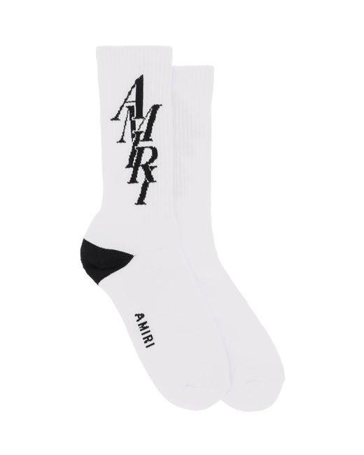 Amiri Multicolor Stack Logo Socks for men