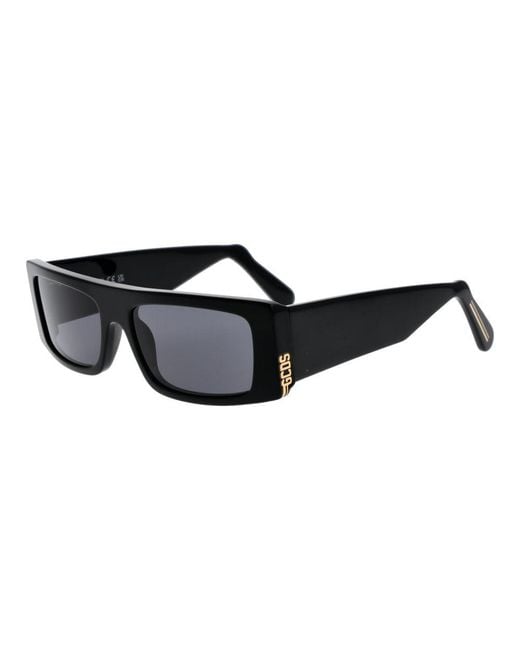 Gcds Black Plastic Sunglasses