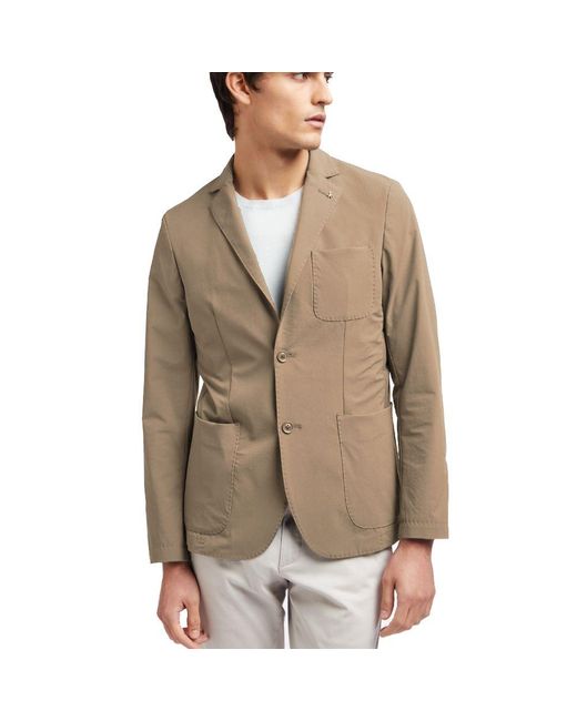 AT.P.CO Brown At. P.Co Polyamide Blazer for men