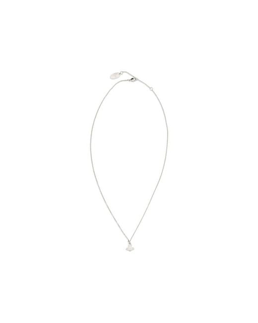 Vivienne Westwood White Gold Metal Necklace
