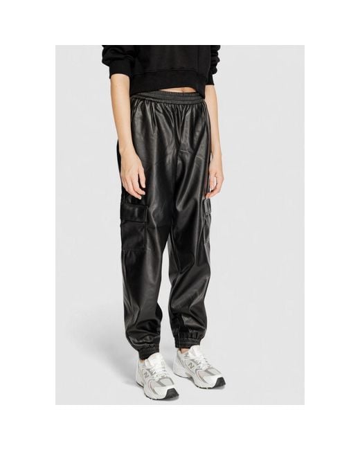 ONLY Black Polyester Jeans & Pant