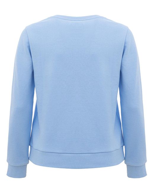 Armani Exchange Blue Light Sweatshirt With 'Milano Edition' Logo