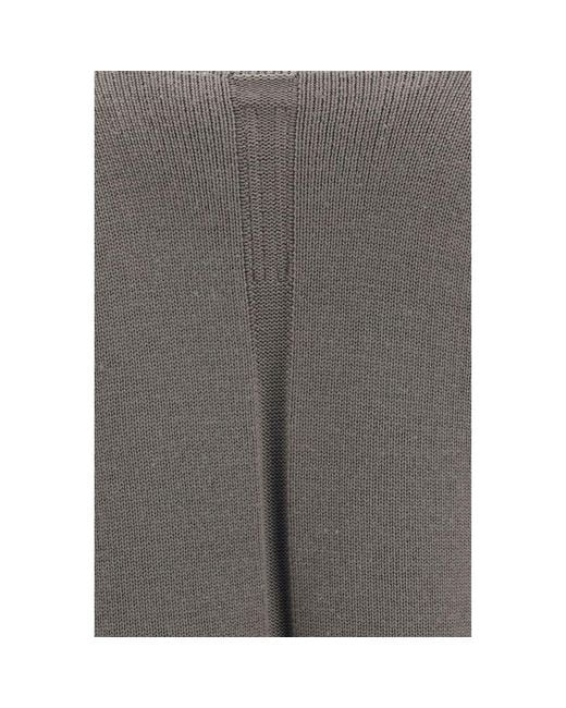 Rick Owens Gray Wool Oves Aries Hoodie