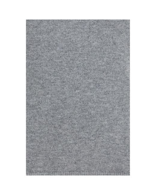 Allude Gray Cashmere Turtleneck