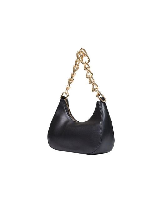 Love Moschino Blue Black Polyester Handbag