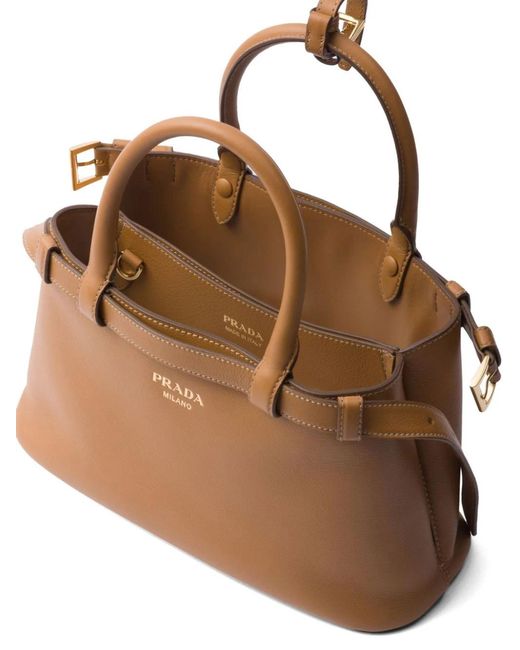 Prada Black Small Belted Leather Two