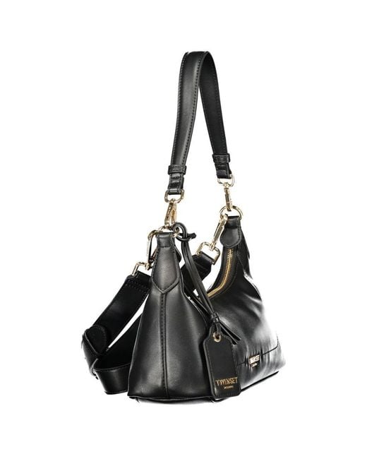 Twinset Black Polyurethane 's Bag