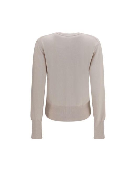 Vivienne Westwood Gray Beige Wool Oves Aries Cardigan