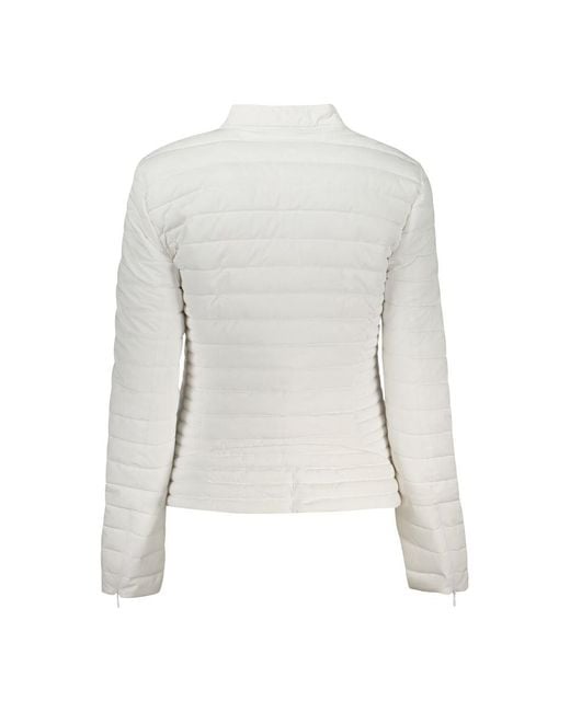 Guess Gray White Polyethylene Jacket