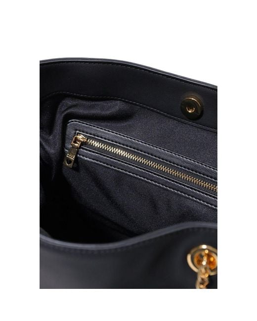 Love Moschino Blue Black Polyester Handbag