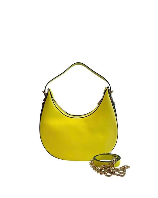 Twinset Yellow Pu Shoulder Bag