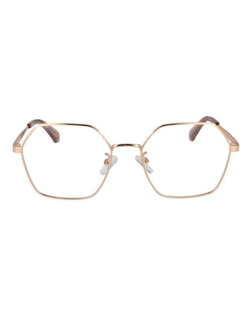 Polaroid Metallic Rose Gold Metal Glasses (frames)
