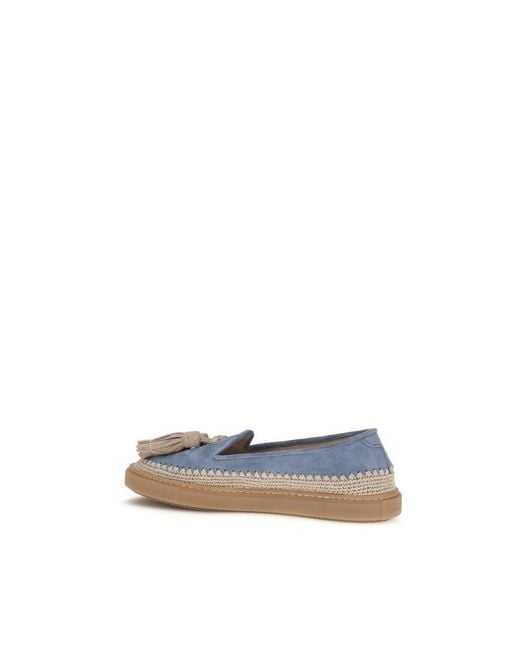 Fratelli Rossetti Blue Calf Leather Bos Taurus Slip