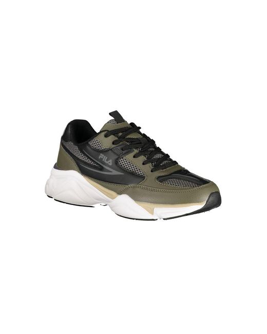 Fila Green Polyester Sneaker for men