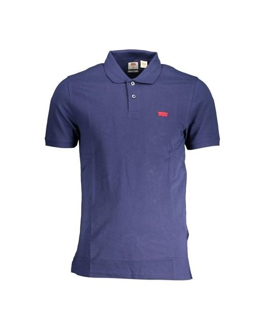 Levi's Blue Cotton Polo for men