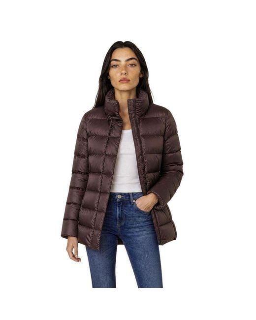 Colmar Brown Polyamide Full-Length Jacket