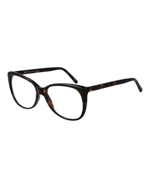 Andy Wolf Black Acetate Glasses (Frames)