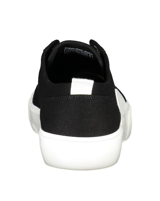Calvin Klein Black Cotton Men Sneaker for men