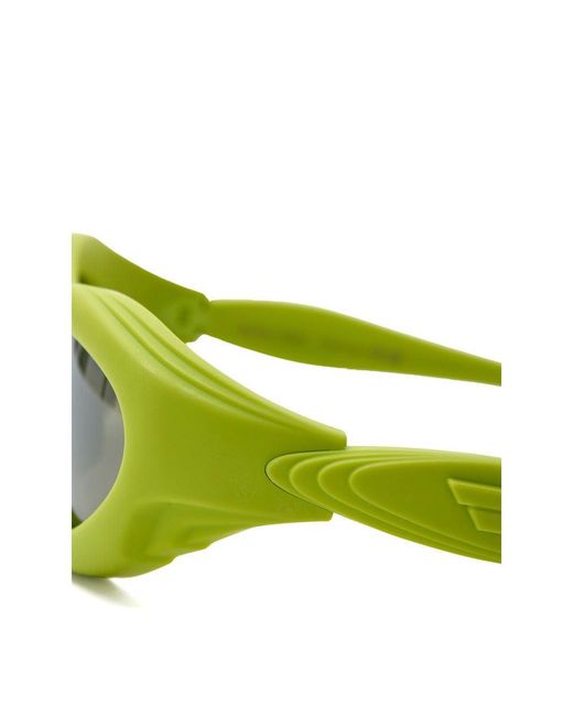 Bottega Veneta Green Yellow Acetate Sunglasses for men