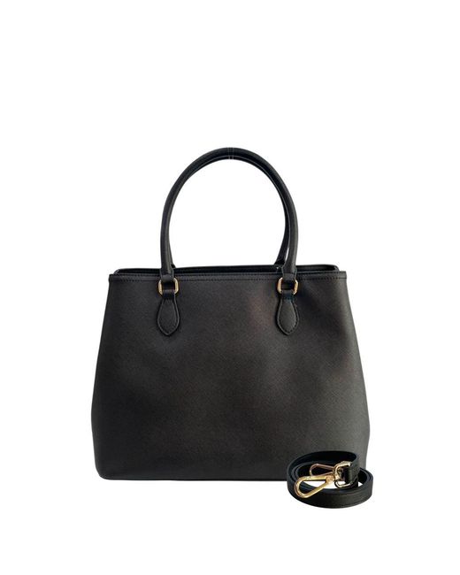 Twinset Black Yellow Polyurethane Shoulder Bag