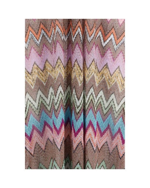Missoni Pink Multicolor Viscose Casual Dress