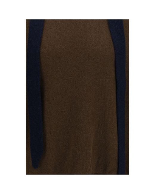 Sacai Brown Wool Oves Aries Sweatshirt for men