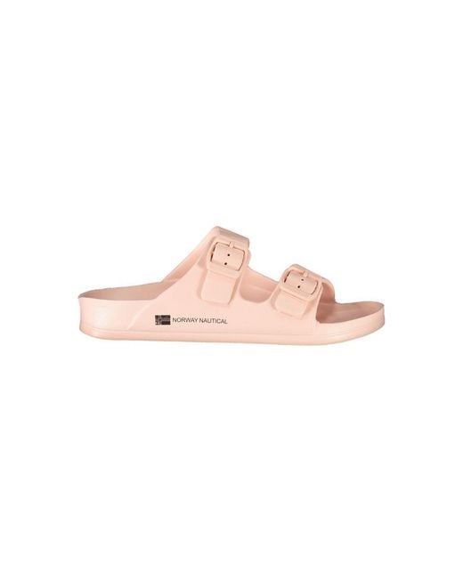 Norway 1963 Pink Rosa Plastica Ciabatta
