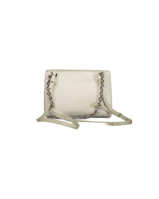 Calvin Klein Natural Beige Polyester Handbag