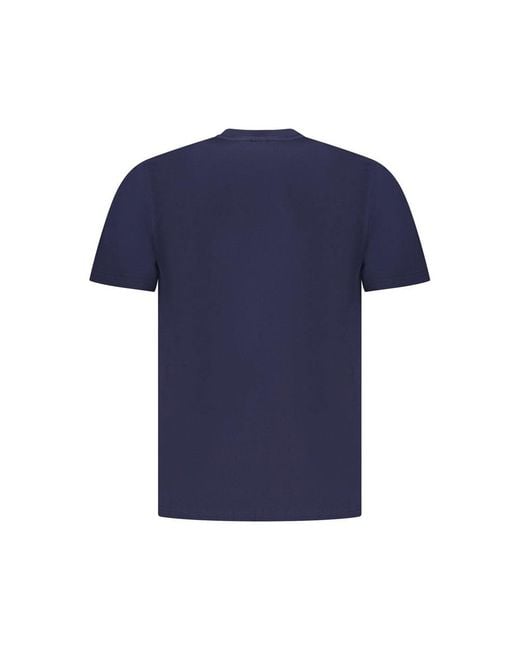 North Sails Blue Cotton T-Shirt for men