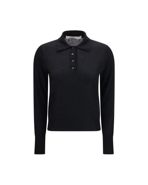 Golden Goose Deluxe Brand Blue Black Wool Oves Aries Shirt