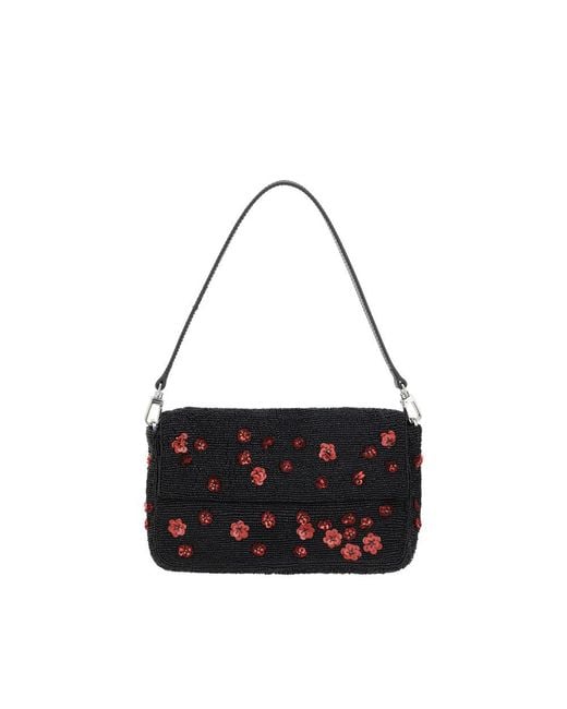 Staud Black Timmy Shoulder Bag